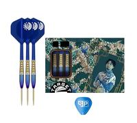 Target Japan Prime Series Zenith G2 Punta in Acciaio Freccette con Kflex, 25G | Set di Freccette al 90% in Tungsteno, Alette e Aste K-Flex N. 2, Punte Nano Swiss Point, Ching Ho Tung Gen 2