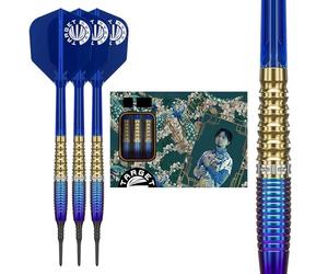 Target Japan Prime Series Zenith G2 Punta Morbida Freccette con Kflex, 20G | 90% Tungsten Dart Set, K-Flex Flights & Shafts No.6, 2BA Pixel Tips, Player Ching Ho Tung Gen 2