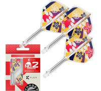 Target Japan Prime Series Zenith K Flex Freccette Alette e Aste Sistema, No.2 (Intermedio, 26mm) | Confezione da 3 Kflex Tutto in Uno Alette, Ching Ho Tung Accessori | K-Flex Freccettes
