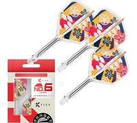 Target Japan Prime Series Zenith K Flex Freccette Alette e Aste Sistema, No.6 (Intermedio, 26mm) | Confezione da 3 Kflex Tutto in Uno Alette, Ching Ho Tung Accessori | K-Flex Freccettes