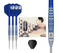 Target Japan Sereno G1 95% Set di Freccette con Punta in Acciaio in tungsteno K-Flex, 21G | Toru Suzuki KFlex Dart Flight, Punte svizzere, Punte in Acciaio per Freccette con Alberi e voli K Flex