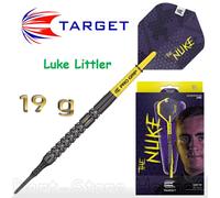 Target Darts Luke Littler Loadout Set di Freccette a Punta Morbida, Freccetta in Tungsteno al 90%, 19G | Set di Freccette a Punta in Pixel, Edizione Giocatore Set di Freccette Elettroniche a Punta
