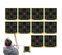 Target Paper - Square Visual Design Training Tool | Outdoor Practice Target Paper for Men, Women, Boys, Girls, Youth, Teens, Suon, Daughter, Student, Archery, Precision Skill Development