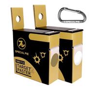 Target Pasters 4/5 pollici, 2000 pezzi - 2 colori bersaglio adesivi con anello a D, rotoli rotondi rimovibili pasters per cartone, USPSA, IPSC, IDPA pratica, 1000 per scatola