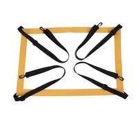 Target per la zona di strike, portatile e regolabile, per il lancio di baseball e softball, ausilio di allenamento per il battito con zone delimitate, rete in poliestere per uso in (Gialla)