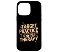 Target Practice Is My Therapy Archery Bow Arrow Custodia per iPhone 14 Pro Max