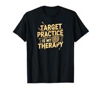 Target Practice Is My Therapy Archery Bow Arrow Maglietta