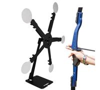 Target rotante-14,17 pollici di obiettivi mobili dinamici per allenamento di precisione, design ergonomico con ruota a cinque ferri magnetiche, strumento di pratica regolabile per adulti, uso esterno,