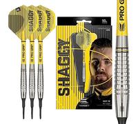 TARGET Scott Williams G1-Set di Freccette con Punta Morbida in tungsteno, 90% Unisex, Argento e Giallo, 18 g