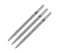 TARGET - Set di 3 punte per freccette Swiss Point, Diamond Pro Swiss Point, 40 mm, argento | Cambio di punte per freccette professionali
