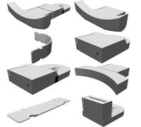 Target Stand Spring Loaded for Airsoft and Nerf - Metal Can Lid Style