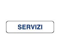 TARGHE CARTELLO SEGNALETICO - Targhette Autoadesive, Impermeabili adesivo Lavabili, uffici, Pub, Banche, aziende, ufficio (Servizi)