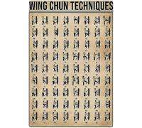Targhe Da Parete Wing Chun Techniques Wing Chun Knowledge Guide Metallo Poster Vintage Metallo Targa Retrò Targa In Metallo Per Decorazione Caffetteria Ristorante M
