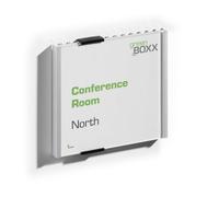 Targhe DURABLE INFO SIGN alluminio/acrilico trasparente/argento metallizzato 149