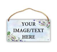 Targhe in legno personalizzate Decorazioni con testo personalizzato Targa per porta rustica Targhe decorative con nome personalizzato Targhe in legno per camera da letto Ufficio Casa Cucina Negozio Ar