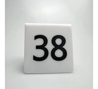 Targhe numerate in acrilico per ristoranti, sistema di numerazione durevole per una gestione efficiente dei posti a sedere