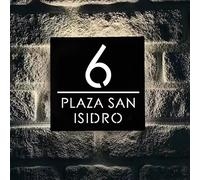 Targhe Personalizzate for Indirizzi In Stile Moderno Con Luce LED, Numeri Civici Illuminati In Acrilico Personalizzati, Nomi Di Strade E Numeri Civici Personalizzabili(30x30cm)