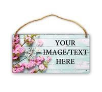 Targhe Personalizzate in Legno Rustico con Nome Personalizzato - Decorazioni da Parete Vintage per Strade