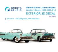 Targhe Quinta Studio 1/24 Western U.S. 1950-1960 Pt.2 (tutti i kit)