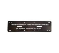 Targhe Storiche srl Cornice portatarga affiancato Inox dal 1976 al 1994