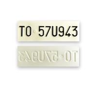 Targhe Storiche srl Targa Personalizzata - Modello Anteriore dal 1985 al 1994 - Lettere e Numeri in Rilievo, Incisa su Alluminio Catarifrangente, Made in Italy (Antichizzata)