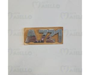 TARGHETTA ADESIVA AIXAM SCRITTA A721