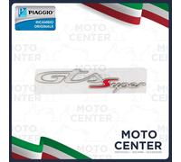 TARGHETTA ADESIVA GTS SUPER LATERALE PIAGGIO VESPA GTS 125 IE ABS E4 ABS 4T SUPE