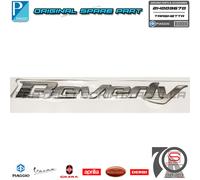 Targhetta Adesivo Decalco Originale Piaggio New Beverly Hpe Abs E5 300 400 2H...