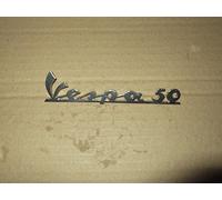 TARGHETTA ALLUMINIO CROMATA PER SCUDO ANTERIORE VESPA 50 SPECIAL R L N