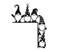 Targhetta angolare di Natale - Decorazione angolare Natalizia, della Porta, Cornice della Finestra, in Ferro, della Porta