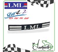 TARGHETTA ANTERIORE LML SCUDO SCRITTA PER STAR 125 150 151 200 AUTOMATICA DELUXE