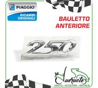 TARGHETTA ANTERIORE SCRITTA STEMMA SCUDO LOGO CARENA BEVERLY 250 RST 2004-2007