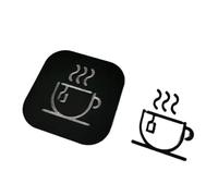 Targhetta Bagno Cartelli for WC, Comode, Toilette alla turca, for promemoria cavi, Targa for porta, Promemoria caldi, indicatrice, for del bagno(9,15cm x 15cm)