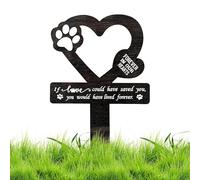 Targhetta commemorativa per animali domestici - Marcatura commemorativa per cani, funerale, zampe di cane, segnaletica per tomba, per animali domestici