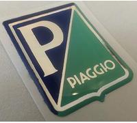 TARGHETTA COMPATIBILE PER piaggio vespa LUNGA 30x23 in PVC resinato adesiva stemma