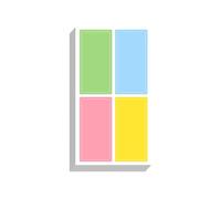 Targhetta con nome scrivibile, impermeabile, per codifica a colori, per bambini, per l'organizzazione delle attrezzature scolastiche, colorata e impermeabile