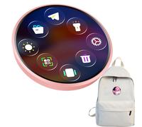 Targhetta Con Nome - Targhetta Con Nome A LED, Display Di Testo Personalizzato, Pin Di Controllo APP Blue-tooth Ricaricabile Tramite USB, Mini Schermo Attrezzatura Per Fiere Di Volontariato Del Person