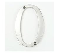 Targhetta con numero civico, Numeri di cassetta postale for indirizzo casa, grandi e moderni, da 10 cm, for cartello digitale for esterni 4 pollici(0)