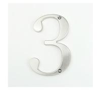 Targhetta con numero civico, Numeri di cassetta postale for indirizzo casa, grandi e moderni, da 10 cm, for cartello digitale for esterni 4 pollici(3)