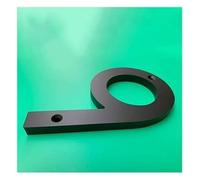 Targhetta con numero civico, Targhe galleggianti for indirizzi stradali da esterno 152 mm, 6 grandi numeri civici in acrilico nero, for cassetta postale di appartamenti e cortili, 1 pezzo(Number 9)