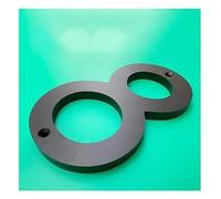 Targhetta con numero civico, Targhe galleggianti for indirizzi stradali da esterno 152 mm, 6 grandi numeri civici in acrilico nero, for cassetta postale di appartamenti e cortili, 1 pezzo(Number 8)