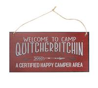 Targhetta da Appendere in Legno 5 Pezzi, 25,5x13cm, Decorazione DIY per Muro e Porta - Incisione Permanente, Con Corda per Facile Installazione, Idee Regalo Originali