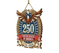 Targhetta di benvenuto per porta d'ingresso, rustico, patriottico, per il 250° anniversario, decorazione della porta, per casa colonica, interni, esterni, terrazza, casa, vacanze, garage