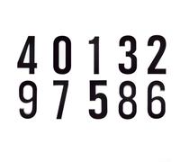 Targhetta digitale con retroilluminazione a LED 0-9 per indirizzi in hotel, ville cortili, con materiale resistente alle intemperie e illuminazione a risparmio energetico (4)