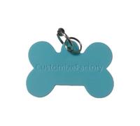 Targhetta identificativa per cani personalizzabile anti- smarrita, targhetta identificativa silenziosa in silicone con nome inciso per cani e gatti