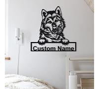 Targhetta in Di legno personalizzata per cani Alaskan Malamute | Targa in Di legno personalizzata Alaskan Malamute | Regali per cani Akita Inu | Regalo per cani | Regalo di compleanno