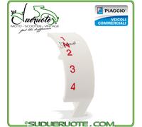 Targhetta Indicazioni Comando 4 Marce Manubrio Ape TM 703 602 1982-2016 Piaggio