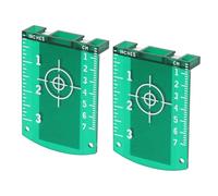 Targhetta laser magnetica, 2 pezzi, in ABS, per pavimento, con raggio verde, per migliorare la visibilità, con base di ricambio (verde)