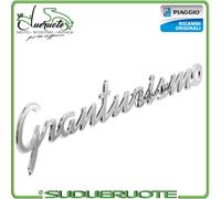 TARGHETTA LATERALE COFANO POSTERIORE PER VESPA GRANTURISMO GT 125 200 PIAGGIO