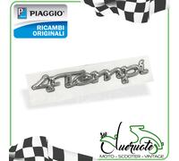 TARGHETTA LATERALE SCRITTA CARENA POSTERIORE LIBERTY 50 4 TEMPI MOC RST PIAGGIO